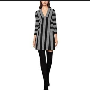 BCBGMAXAZRIA BLACK COMBO NWT ‎ DRESS SIZE 6